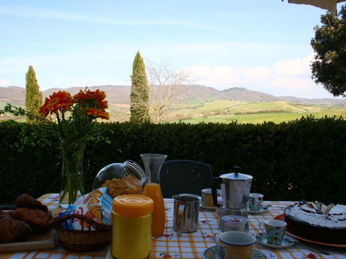 Spacious Farmhouse In Pienza With Swimming Pool Apartment Contignano Екстериор снимка